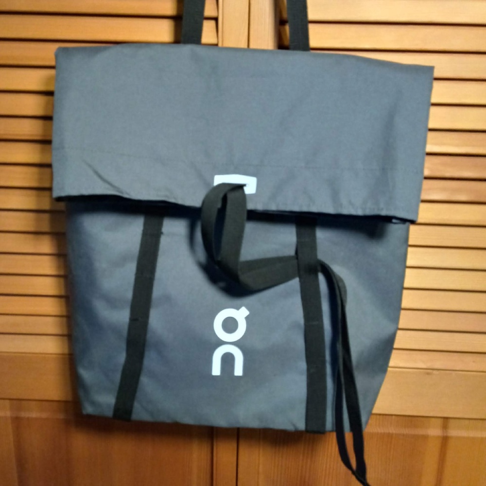 On Running Shoes Two In One Backpack And Tote Bag